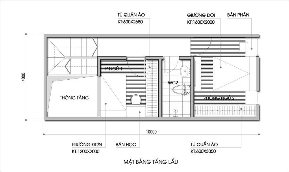 Tư vấn và bố trí nội thất nhà ống 40m2 cho hộ gia đình ở TPHCM - Ảnh 2.