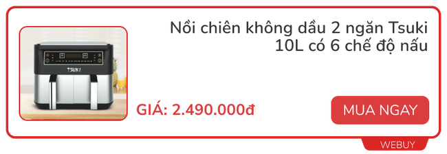 3 mẫu nồi chiên không dầu ít người biết: Tích hợp nồi áp suất lẫn bếp nướng, có loại chia sẵn 2 ngăn tiện lợi - Ảnh 5.