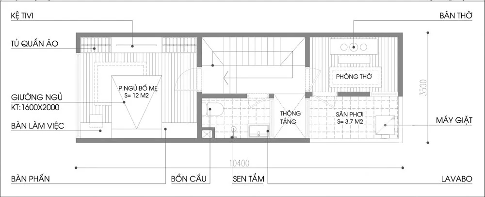 Kiến trúc sư tư vấn thiết kế ngôi nhà chỉ rộng 32m2 với 6 người ở nhưng vẫn đủ thoáng- Ảnh 3.