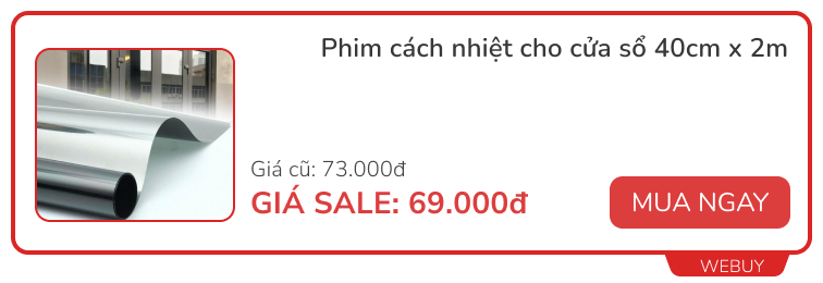 5 vật dụng chống nóng và cách nhiệt cho hè nhà nào cũng cần, nhiều món sale đến 40% - Ảnh 4.