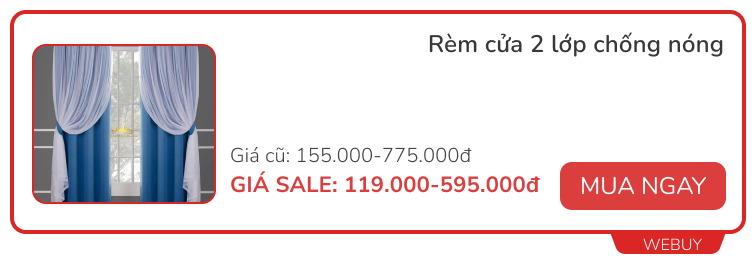 5 vật dụng chống nóng và cách nhiệt cho hè nhà nào cũng cần, nhiều món sale đến 40% - Ảnh 2.