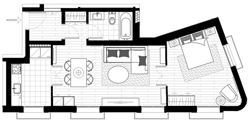 Chỉ 49m² nhưng căn hộ nhỏ này mang đến cho người nhìn vẻ đẹp ngọt ngào với màu sắc đẹp &quot;lịm tim&quot;- Ảnh 4.