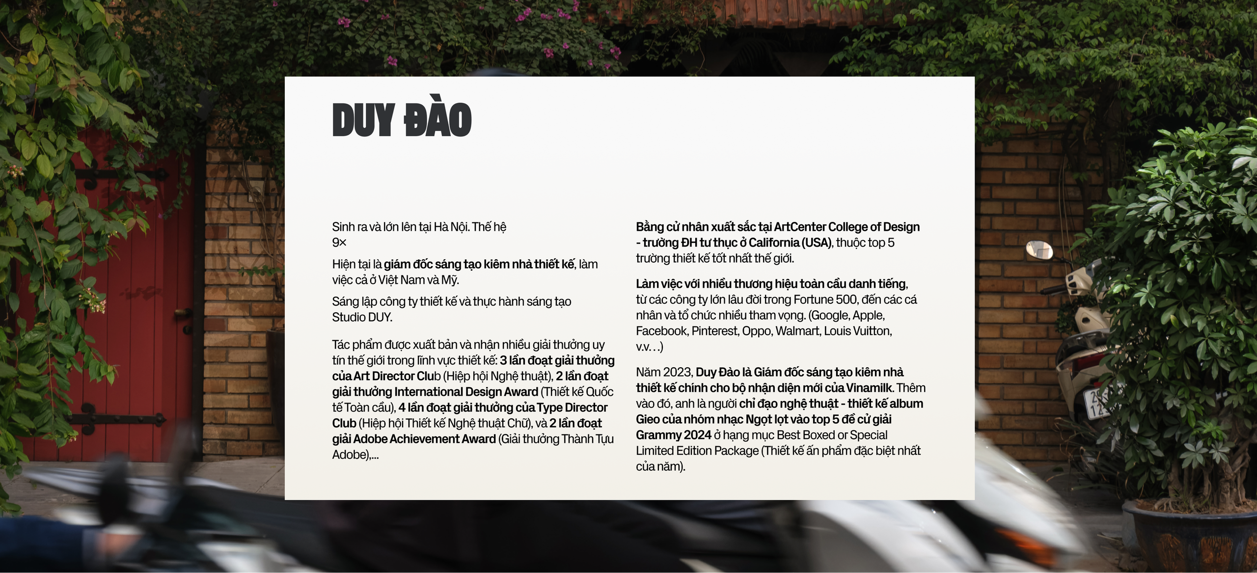 Duy Đào - chàng trai 100% Việt Nam vươn tới Grammy 2024: Ước mơ phất cờ, “cưỡi sóng” cùng thế hệ trẻ và hành trình tìm kiếm sự lãng mạn trong mọi việc mình làm - Ảnh 1.