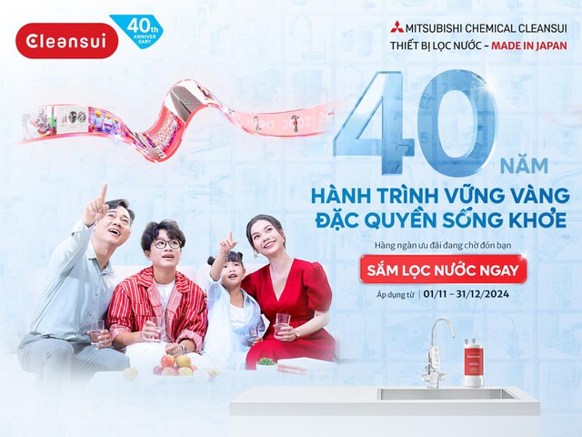 Giải mã phong cách sống khỏe toàn diện với hệ sinh thái lọc nước Mitsubishi Cleansui - Ảnh 5.