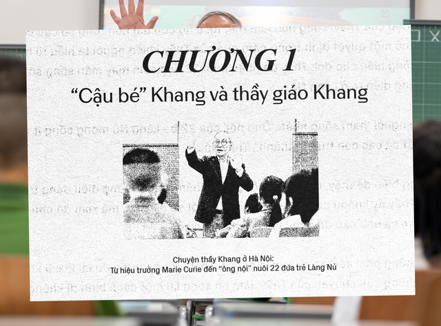 Chuyện thầy Khang ở Hà Nội: Từ hiệu trưởng Marie Curie đến “ông nội” nuôi 22 đứa trẻ Làng Nủ - Ảnh 1.