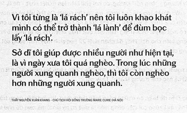 Chuyện thầy Khang ở Hà Nội: Từ hiệu trưởng Marie Curie đến “ông nội” nuôi 22 đứa trẻ Làng Nủ - Ảnh 4.