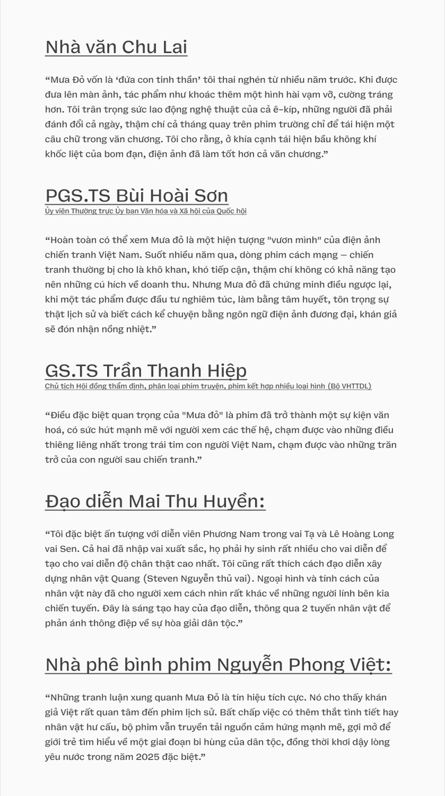 Mưa Đỏ giống như một chiến dịch - nơi mỗi cảnh quay là một nhiệm vụ, mỗi quyết định đều mang ý nghĩa như “là một nén tâm nhang để tri ân các anh hùng liệt sĩ” - Ảnh 2.