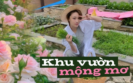 Chị đẹp xứ Trung "nổi rần rần" trên mạng xã hội nhờ tự tay vun trồng một vườn rau đẹp như truyện cổ tích